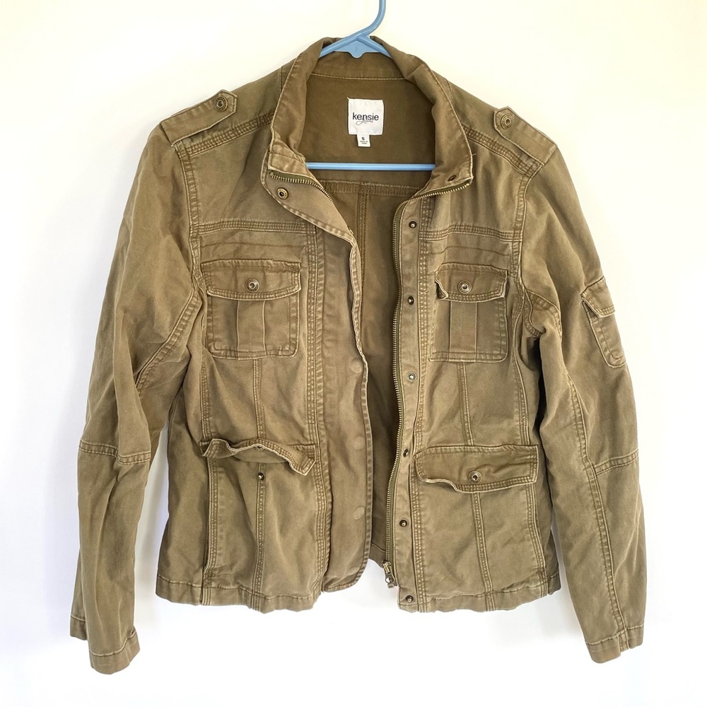 Kensie Jeans Utility Jacket - Size Small